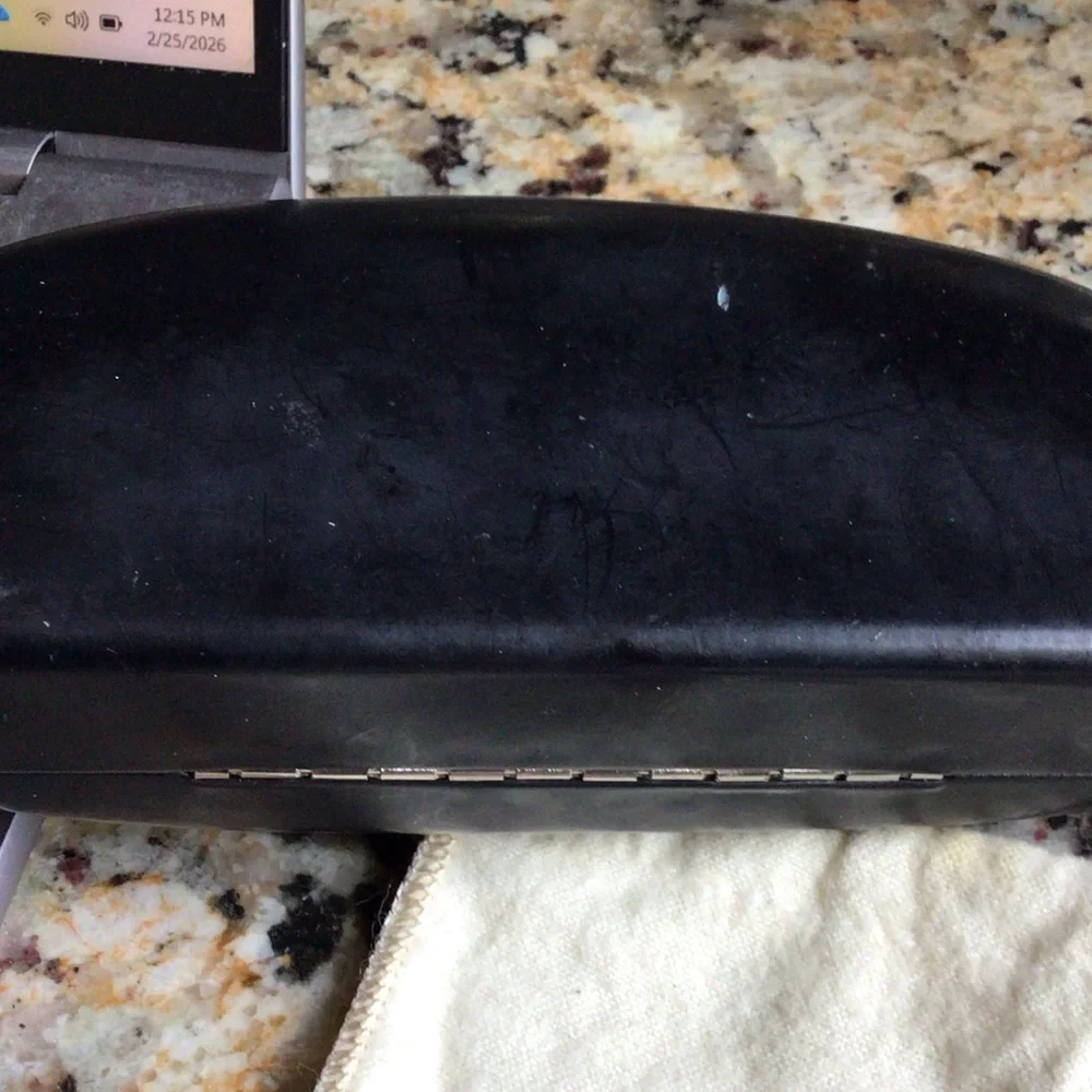 Vintage Gucci Elegant Black Eyewear Case